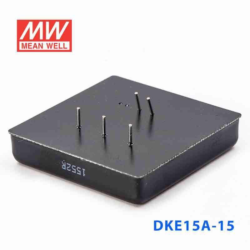 Mean Well DKE15A - 15 DC - DC Converter - 15W - 9~18V in ±15V out - DKE15A - 15 - powersupplymall.com