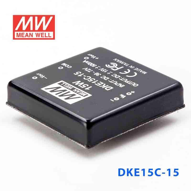 Mean Well DKE15C - 15 DC - DC Converter - 15W - 36~72V in ±15V out - DKE15C - 15 - powersupplymall.com