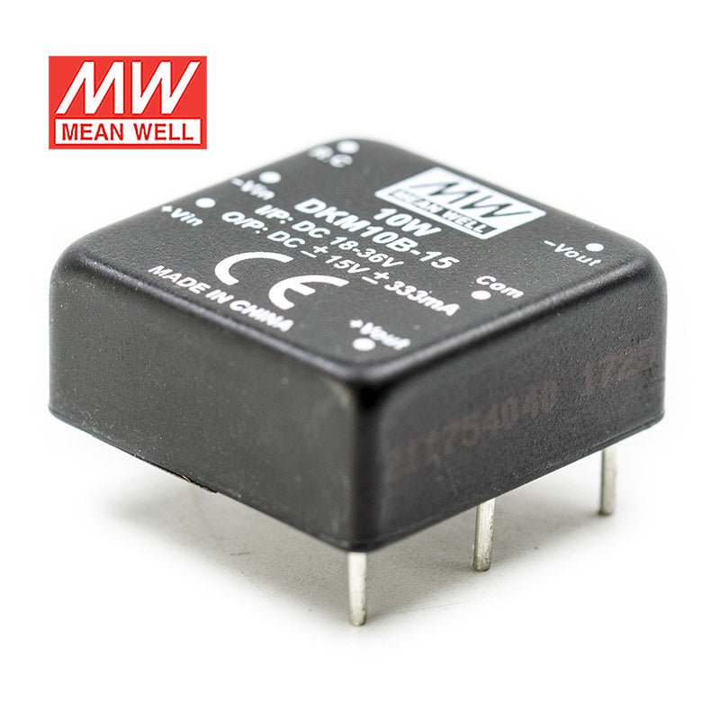 Mean Well DKM10B - 15 DC - DC Converter - 10W - 18~36V in ±15V out - DKM10B - 15 - powersupplymall.com
