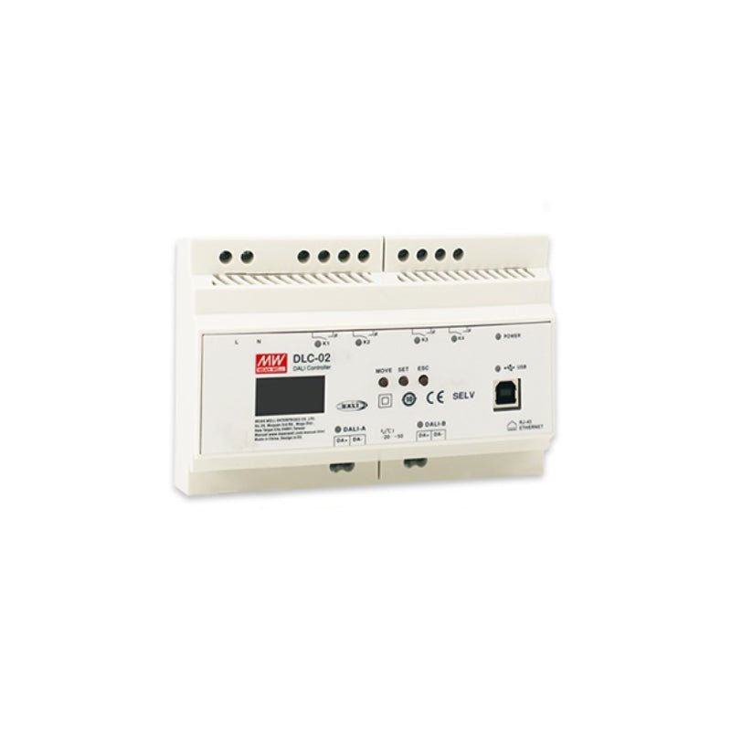 Mean Well DLC - 02 DALI Digital Lighting Controller - DLC - 02 - powersupplymall.com