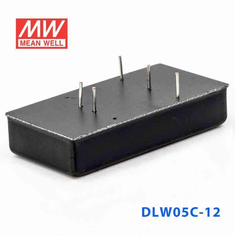 Mean Well DLW05C - 12 DC - DC Converter - 5W - 36~72V in ±12V out - DLW05C - 12 - powersupplymall.com