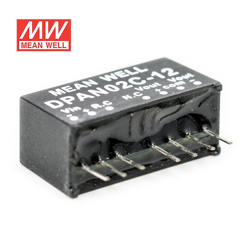 Mean Well DPAN02C - 12 DC - DC Converter - 2W - 36~75V in ±12V out - DPAN02C - 12 - powersupplymall.com