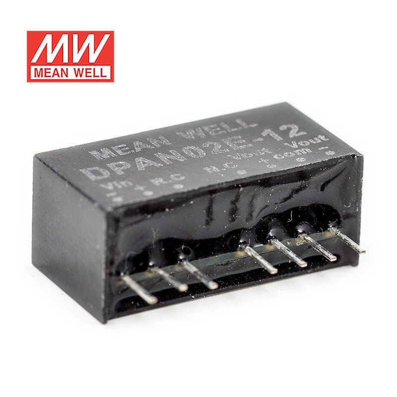 Mean Well DPAN02E - 12 DC - DC Converter - 2W - 4.5~9V in ±12V out - DPAN02E - 12 - powersupplymall.com