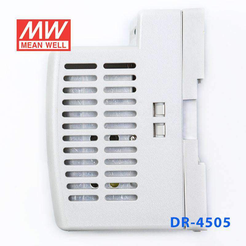 Mean Well DR - 4505 AC - DC Industrial DIN rail power supply 45W - DR - 4505 - powersupplymall.com