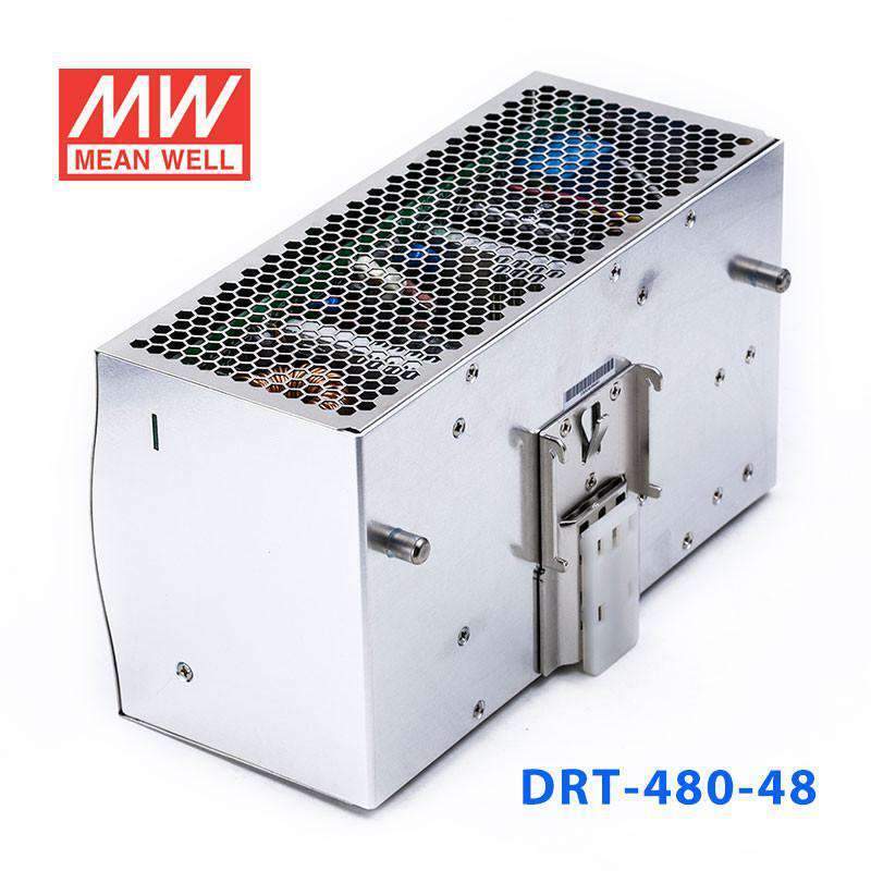 Mean Well DRT - 480 - 48 Three Phase Industrial DIN RAIL Power Supply 480W - DRT - 480 - 48 - powersupplymall.com