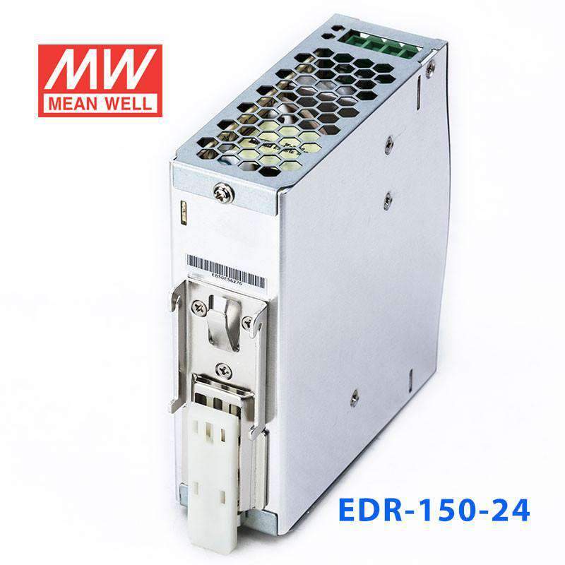 Mean Well EDR - 150 - 24 Single Output Industrial Power Supply 150W 24V - DIN Rail - EDR - 150 - 24 - powersupplymall.com