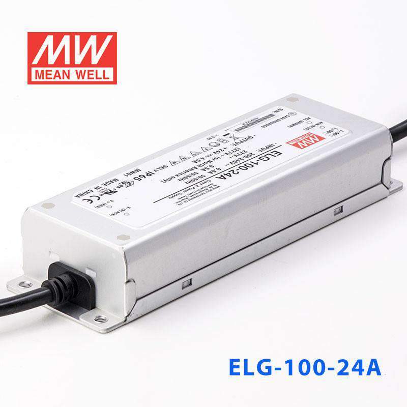 Mean Well ELG - 100 - 24A Power Supply 96W 24V - Adjustable - ELG - 100 - 24A - powersupplymall.com