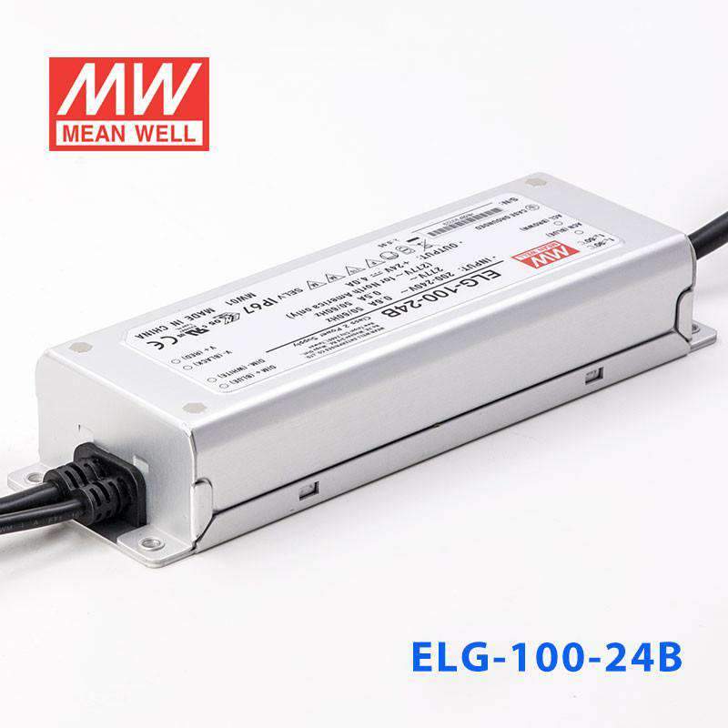 Mean Well ELG - 100 - 24B Power Supply 96W 24V - Dimmable - ELG - 100 - 24B - powersupplymall.com