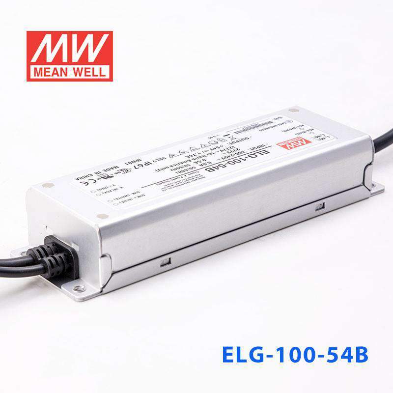 Mean Well ELG-100-54B Power Supply 96.12W 54V - Dimmable 1.78A - ELG-100-54B - powersupplymall.com