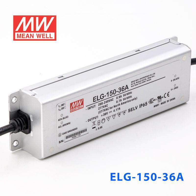 Mean Well ELG - 150 - 36A Power Supply 150W 36V - Adjustable - ELG-150-36A - powersupplymall.com