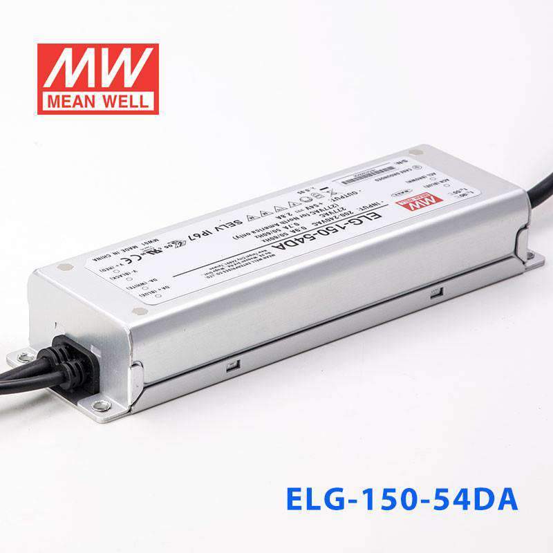 Mean Well ELG - 150 - 54DA Power Supply 150W 54V - DALI - ELG - 150 - 54DA - powersupplymall.com