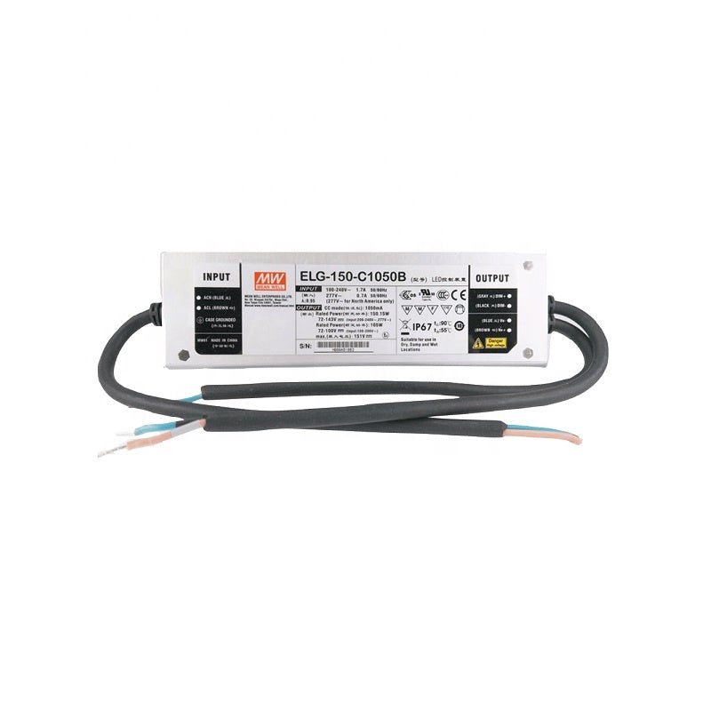 Mean Well ELG - 150 - C1050D2 AC - DC Single output LED Driver (CC) with PFC - ELG - 150 - C1050D2 - powersupplymall.com