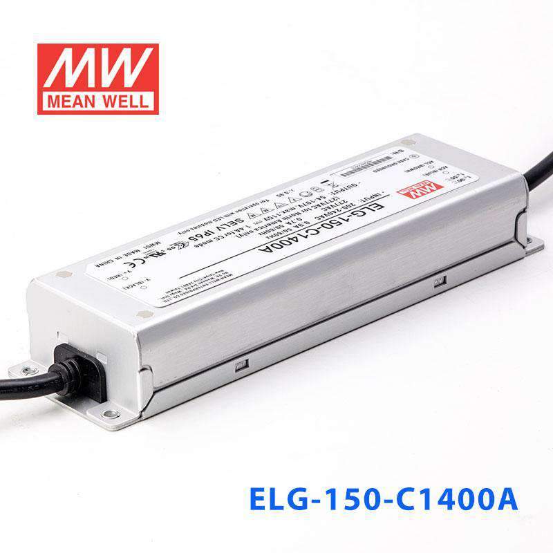 Mean Well ELG - 150 - C1400A Power Supply 150W 1400mA - Adjustable - ELG - 150 - C1400A - powersupplymall.com