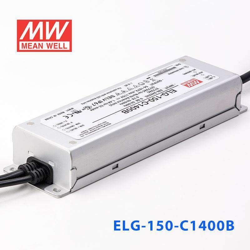 Mean Well ELG - 150 - C1400B Power Supply 150W 1400mA - Dimmable - ELG - 150 - C1400B - powersupplymall.com