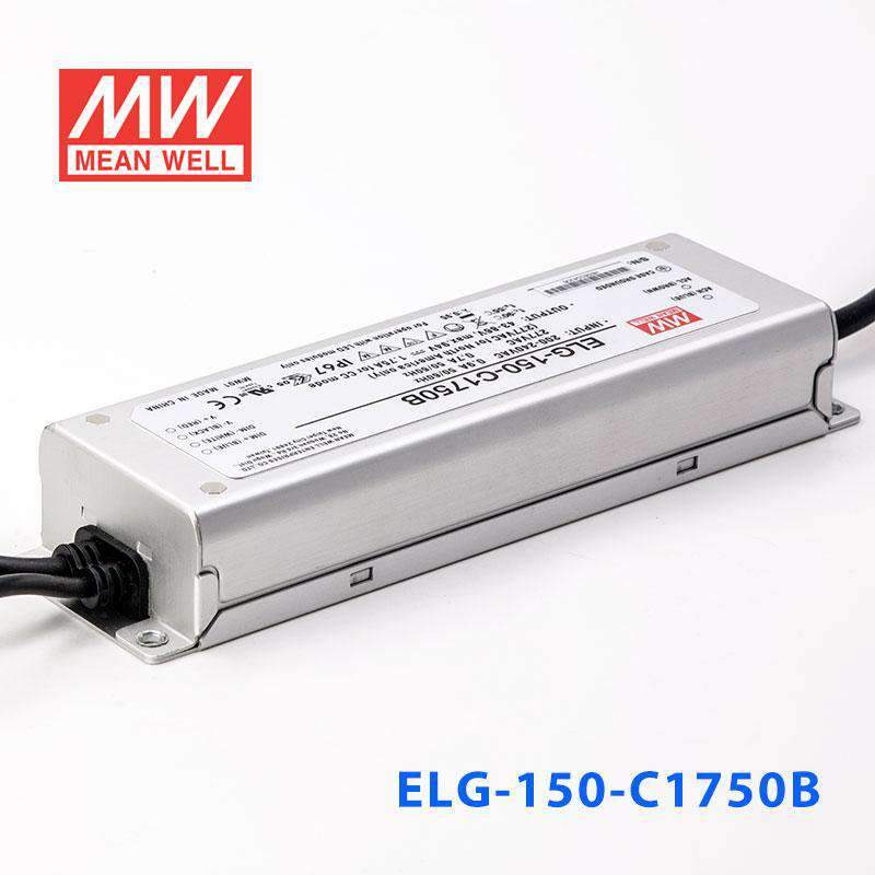 Mean Well ELG - 150 - C1750B Power Supply 150W 1750mA - Dimmable - ELG - 150 - C1750B - powersupplymall.com