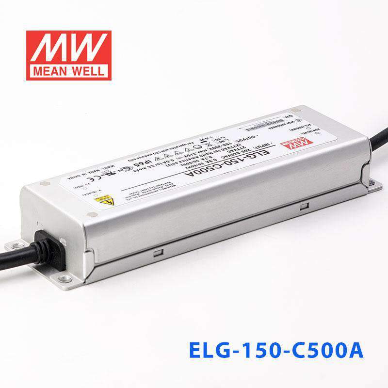 Mean Well ELG - 150 - C500A Power Supply 150W 500mA - Adjustable - ELG - 150 - C500A - powersupplymall.com