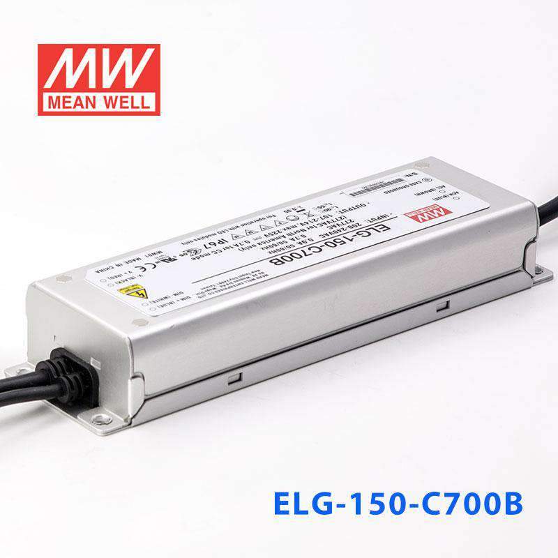 Mean Well ELG-150-C700B Power Supply 150W 700mA - Dimmable - ELG-150-C700B - powersupplymall.com