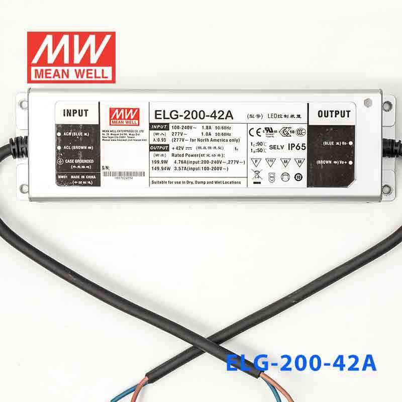 Mean Well ELG - 200 - 42A Power Supply 200W 42V - Adjustable - ELG - 200 - 42A - powersupplymall.com