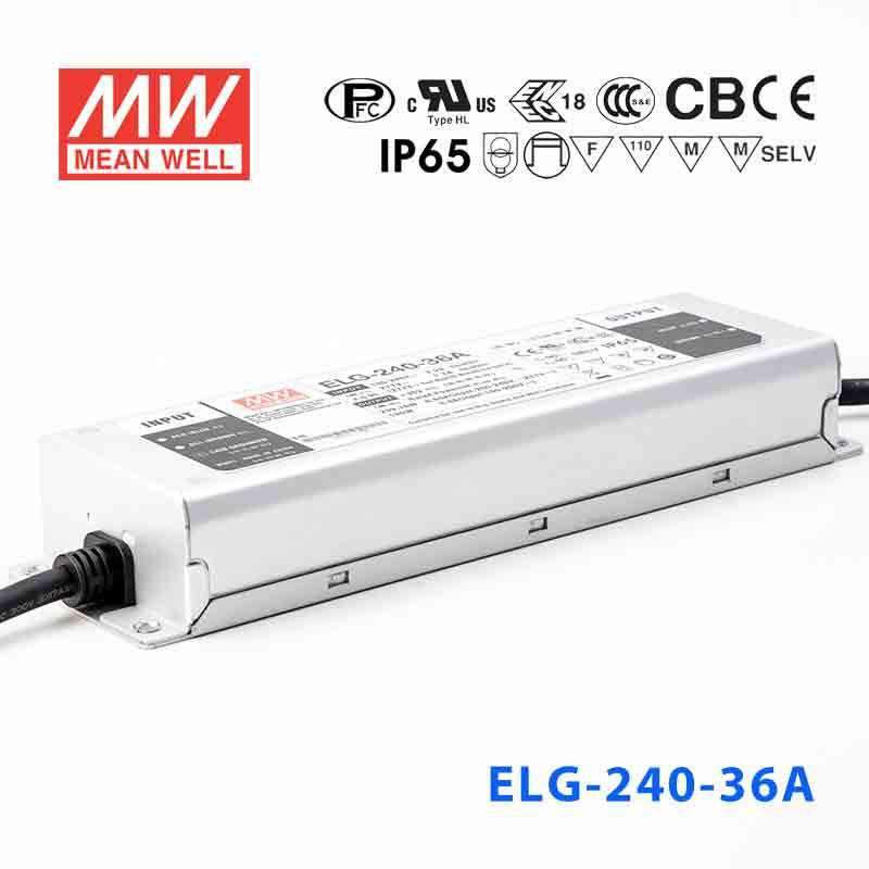 Mean Well ELG - 240 - 36A Power Supply 240W 36V - Adjustable - ELG - 240 - 36A - powersupplymall.com