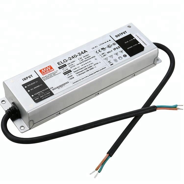 Mean Well ELG - 240 - 42D2 AC - DC Single output LED Driver Mix Mode (CV+CC) with PFC - ELG - 240 - 42D2 - powersupplymall.com