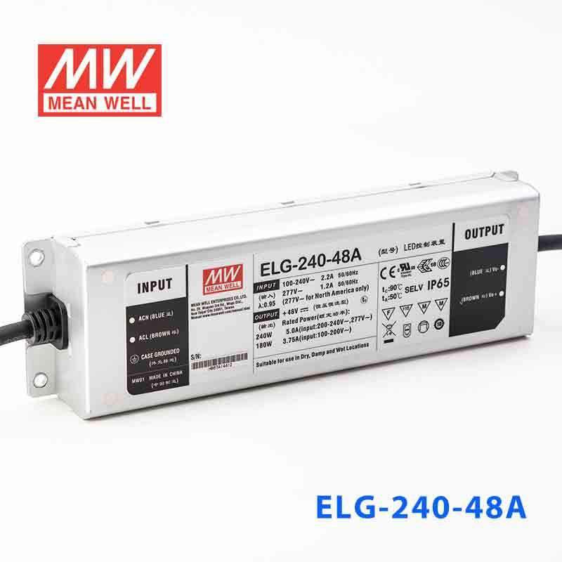Mean Well ELG - 240 - 48A Power Supply 240W 48V - Adjustable - ELG - 240 - 48A - powersupplymall.com
