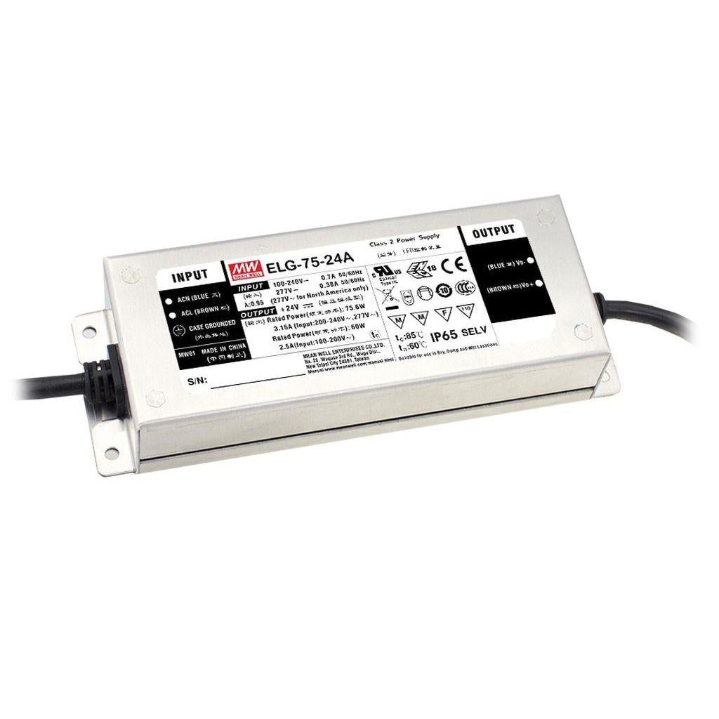 Mean Well ELG - 75 - 48DA Power Supply 75W 48V - DALI - ELG - 75 - 48DA - powersupplymall.com