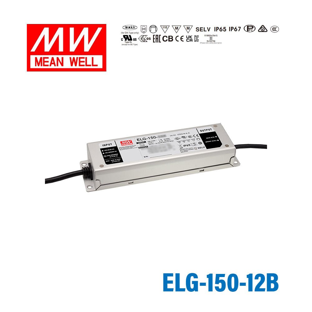 Mean Well ELG Series LED Power Supply 12V (60~264W) - - powersupplymall.com