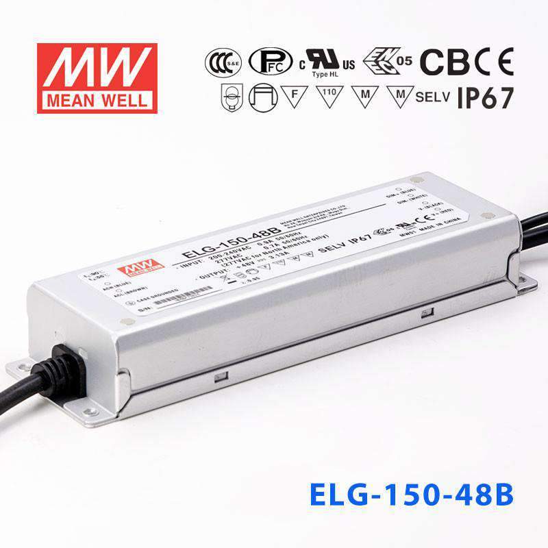 Mean Well ELG Series LED Power Supply 48V (75~240W) - - powersupplymall.com