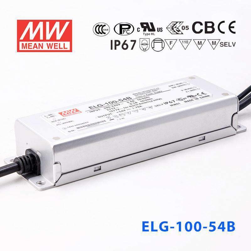 Mean Well ELG Series LED Power Supply 54V (96~240W) - - powersupplymall.com
