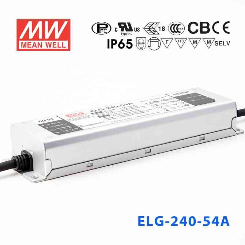 Mean Well ELG Series LED Power Supply 54V (96~240W) - - powersupplymall.com