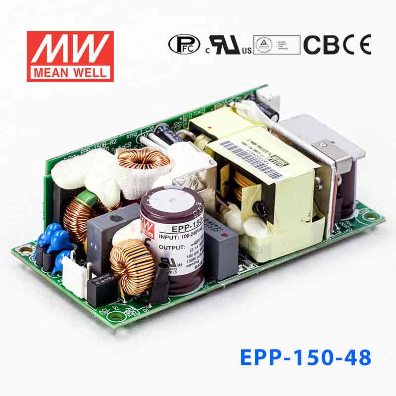 Mean Well EPP - 150 - 48 Power Supply 100W 48V - EPP - 150 - 48 - powersupplymall.com