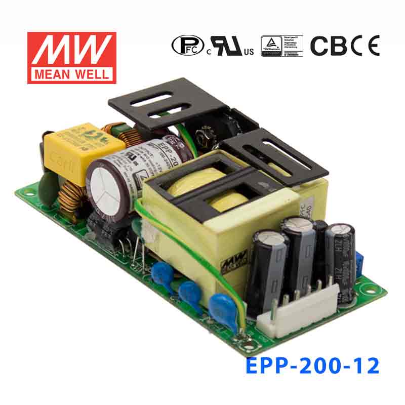 Mean Well EPP - 200 - 12 Power Supply 140W 12V - EPP - 200 - 12 - powersupplymall.com