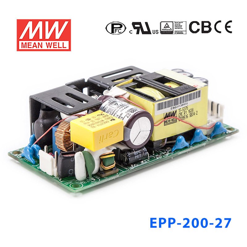 Mean Well EPP - 200 - 27 Power Supply 143W 27V - EPP - 200 - 27 - powersupplymall.com