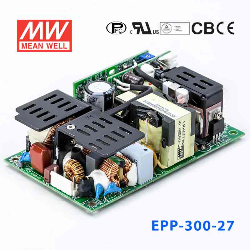 Mean Well EPP - 300 - 27 Power Supply 200W 27V - EPP - 300 - 27 - powersupplymall.com