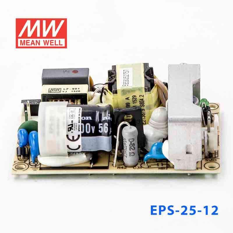 Mean Well EPS - 25 - 12 Power Supply 25W 12V - EPS - 25 - 12 - powersupplymall.com