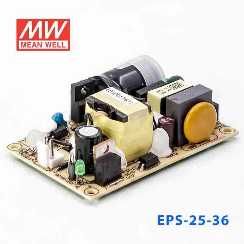 Mean Well EPS - 25 - 36 Power Supply 25W 36V - EPS - 25 - 36 - powersupplymall.com