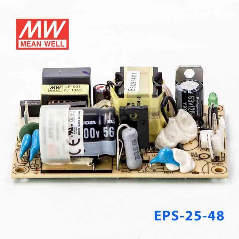 Mean Well EPS - 25 - 48 Power Supply 25W 48V - EPS - 25 - 48 - powersupplymall.com