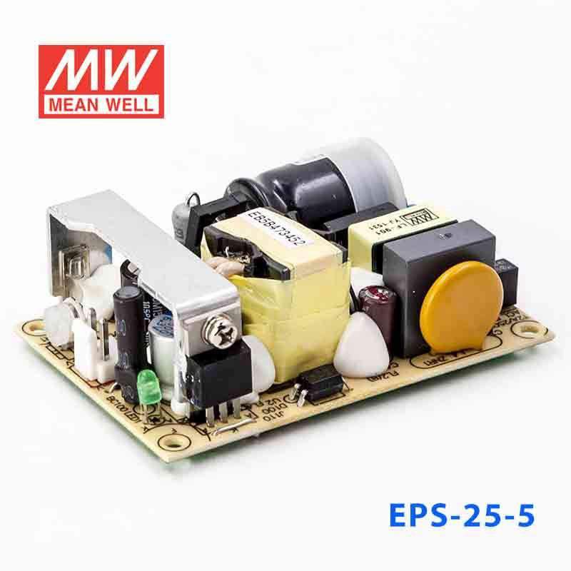 Mean Well EPS - 25 - 5 Power Supply 25W 5V - EPS - 25 - 5 - powersupplymall.com