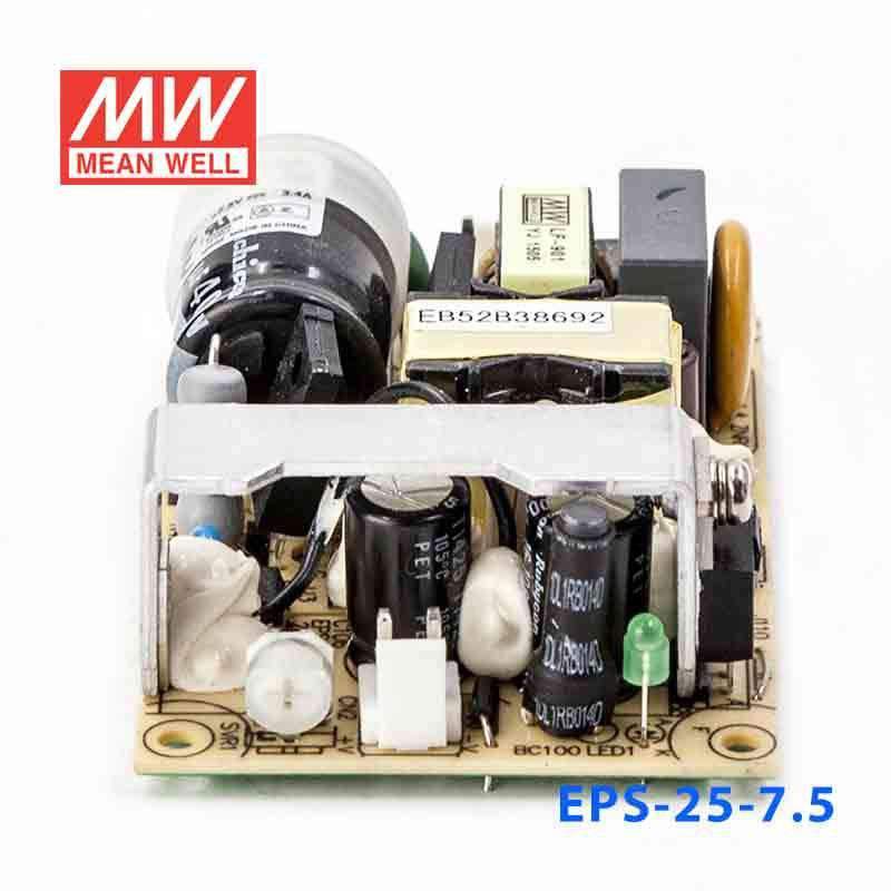 Mean Well EPS - 25 - 7.5 Power Supply 25W 7.5V - EPS - 25 - 7.5 - powersupplymall.com