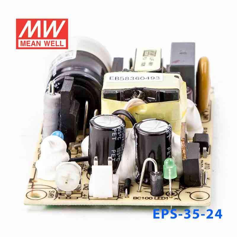 Mean Well EPS - 35 - 24 Power Supply 36W 24V - EPS - 35 - 24 - powersupplymall.com