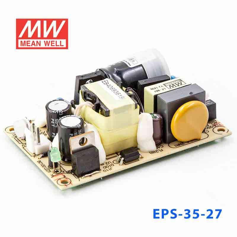 Mean Well EPS - 35 - 27 Power Supply 35W 27V - EPS - 35 - 27 - powersupplymall.com