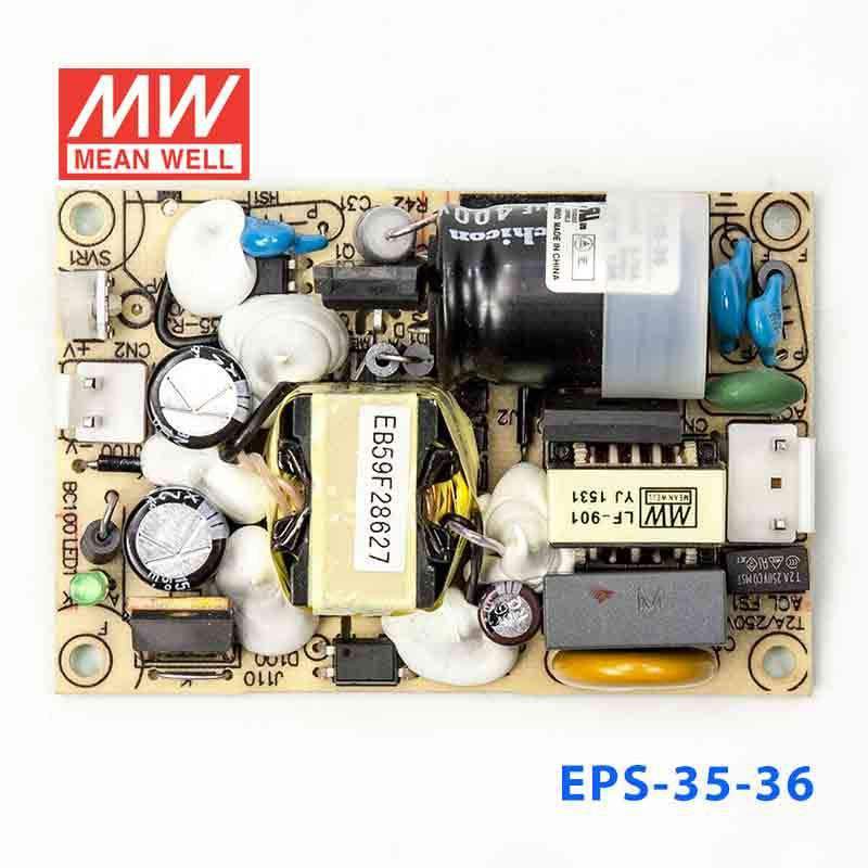 Mean Well EPS - 35 - 36 Power Supply 36W 36V - EPS - 35 - 36 - powersupplymall.com