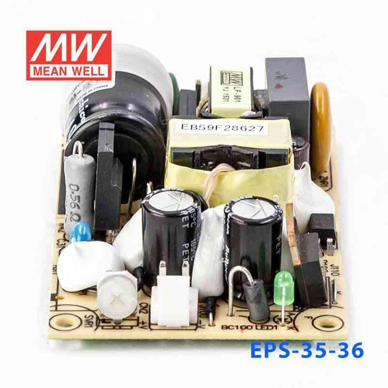 Mean Well EPS - 35 - 36 Power Supply 36W 36V - EPS - 35 - 36 - powersupplymall.com