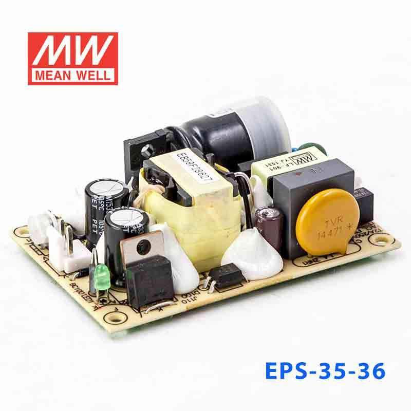 Mean Well EPS - 35 - 36 Power Supply 36W 36V - EPS - 35 - 36 - powersupplymall.com
