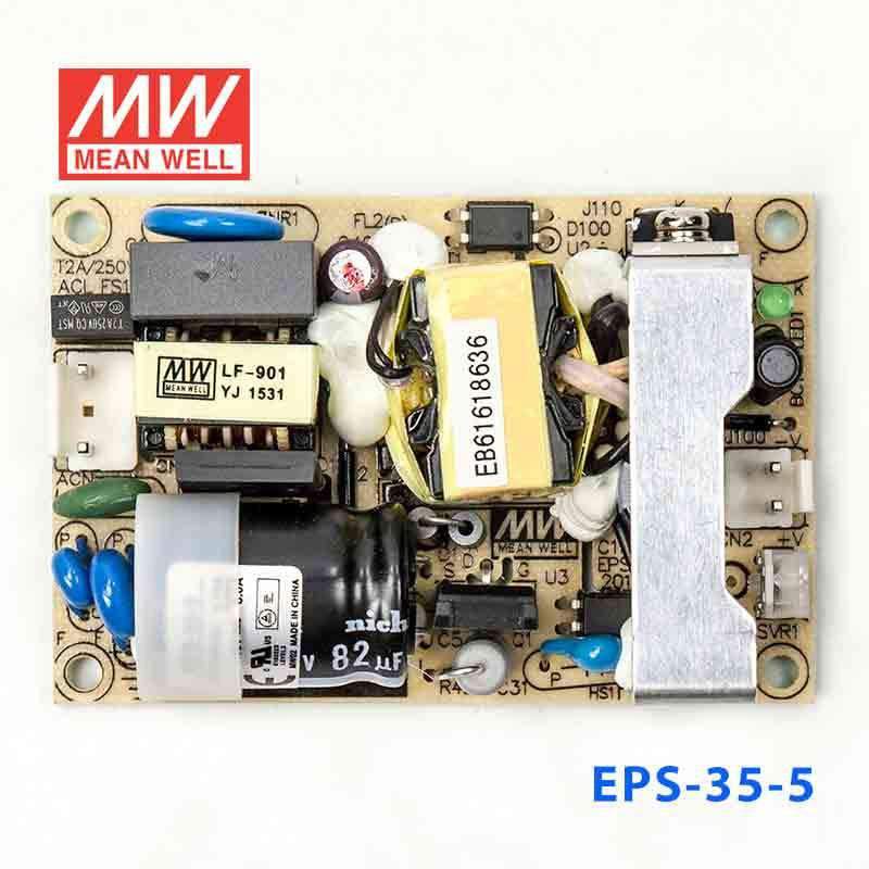 Mean Well EPS - 35 - 5 Power Supply 30W 5V - EPS - 35 - 5 - powersupplymall.com