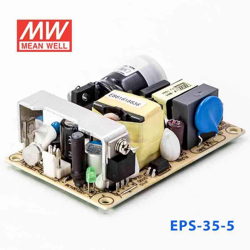 Mean Well EPS - 35 - 5 Power Supply 30W 5V - EPS - 35 - 5 - powersupplymall.com