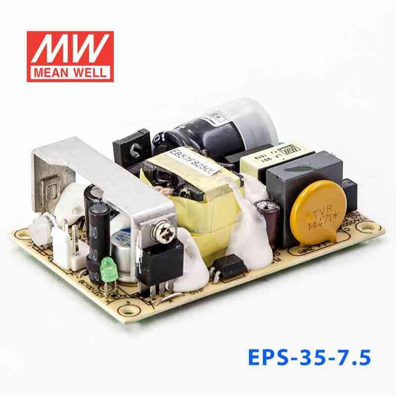 Mean Well EPS - 35 - 7.5 Power Supply 35W 7.5V - EPS - 35 - 7.5 - powersupplymall.com