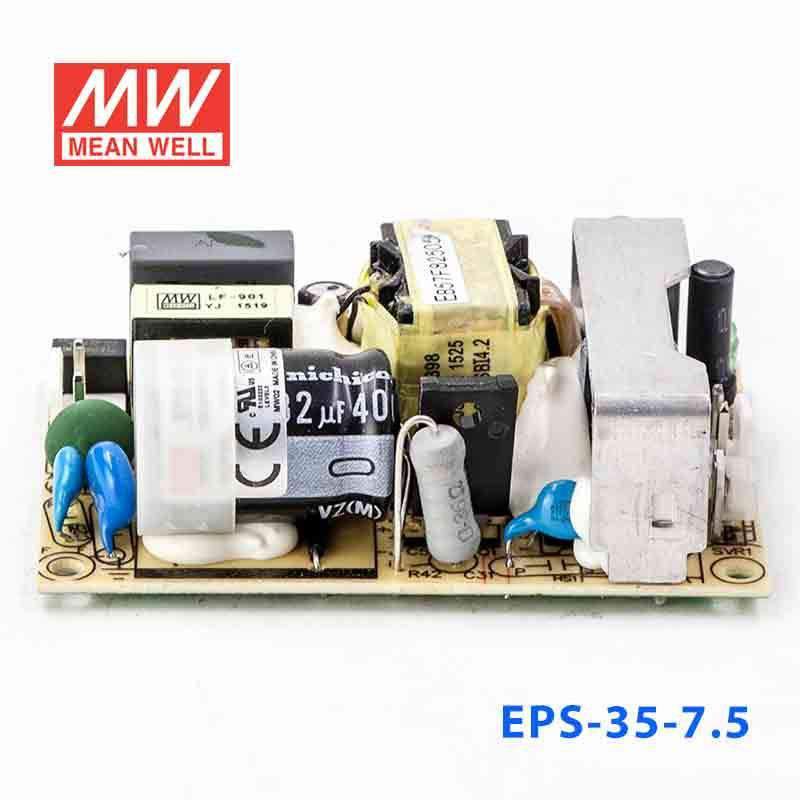 Mean Well EPS - 35 - 7.5 Power Supply 35W 7.5V - EPS - 35 - 7.5 - powersupplymall.com