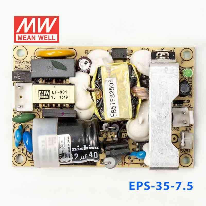 Mean Well EPS - 35 - 7.5 Power Supply 35W 7.5V - EPS - 35 - 7.5 - powersupplymall.com
