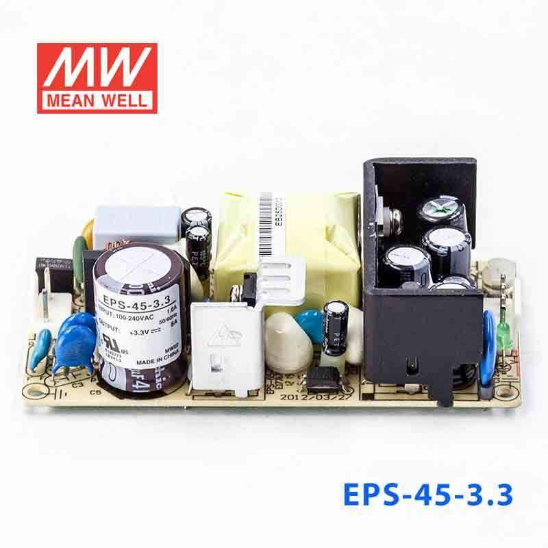Mean Well EPS - 45 - 3.3 Power Supply 26W 3.3V - EPS - 45 - 3.3 - powersupplymall.com